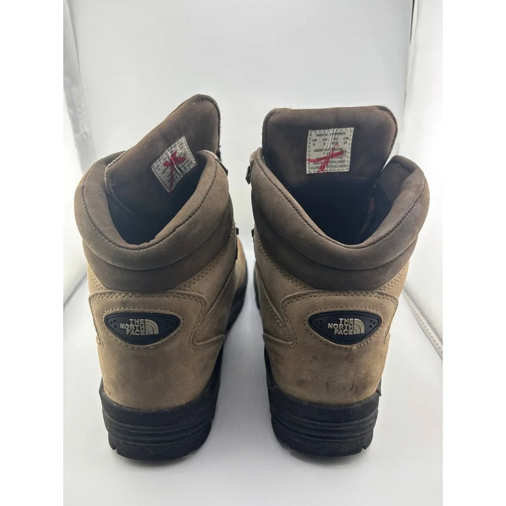 The North Face Mens Brown Nubuck Leather Hiking Boots 39206 G08 Size 9